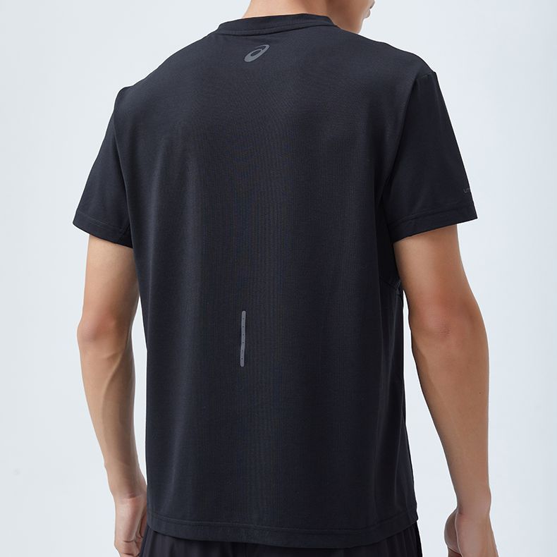 ASICS Reflective Logo Running T-Shirt 'Black' 2011C449-002 sold by KicksCrew product image thumbnail 4