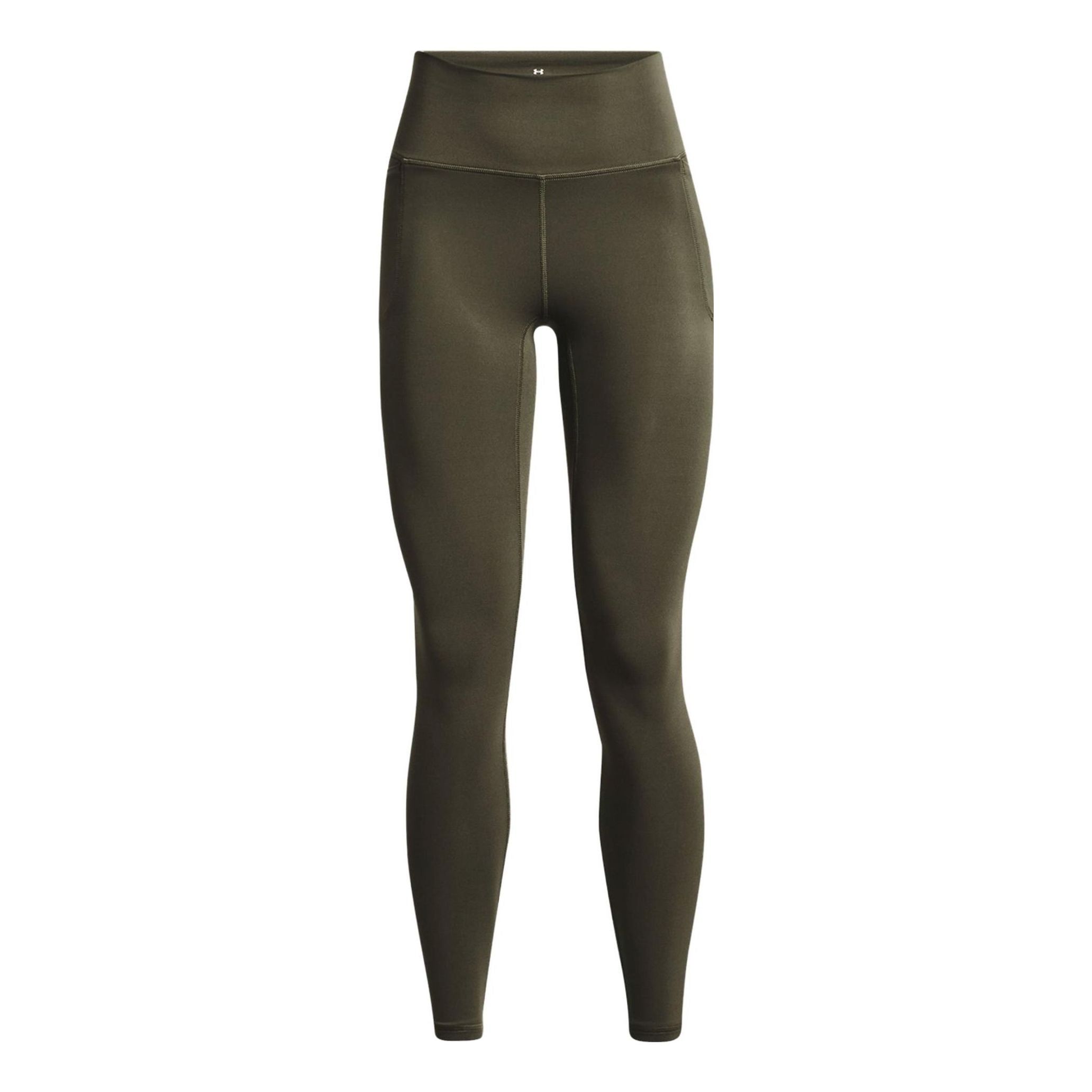 (WMNS) Under Armour Meridian Leggings 'Olive Green' 1382522-390 sold by KicksCrew