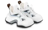 (WMNS) LOUIS VUITTON Archlight 2.0 Platform Sneakers 'White Blue Grey' 1ABI0N sold by KicksCrew