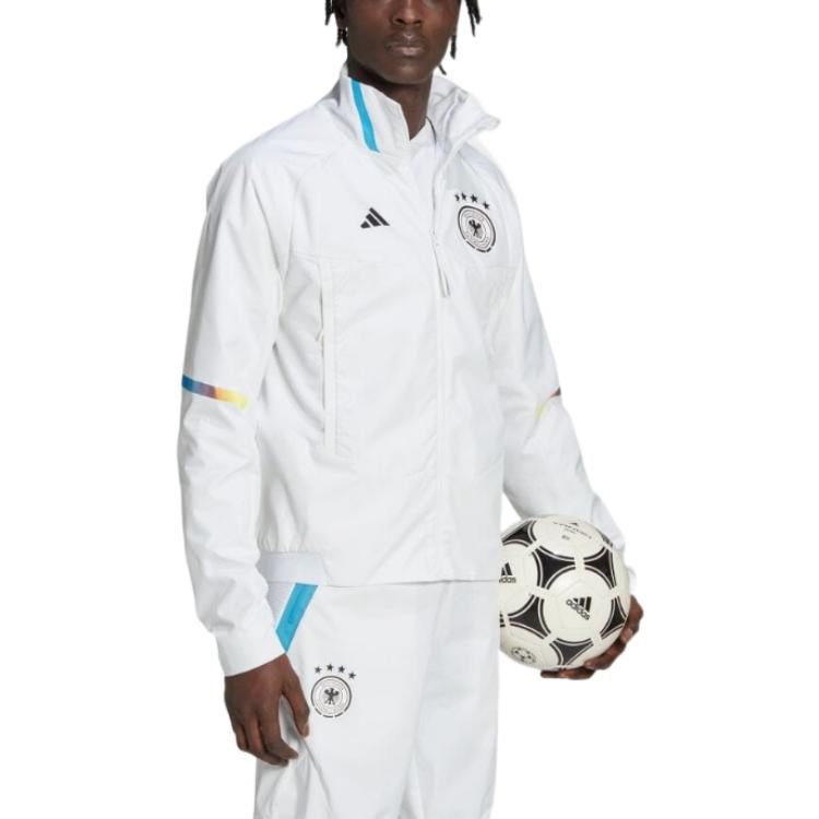 adidas Germany Game Day Anthem Jacket 'White' IC4379 sold by KicksCrew product image thumbnail 4