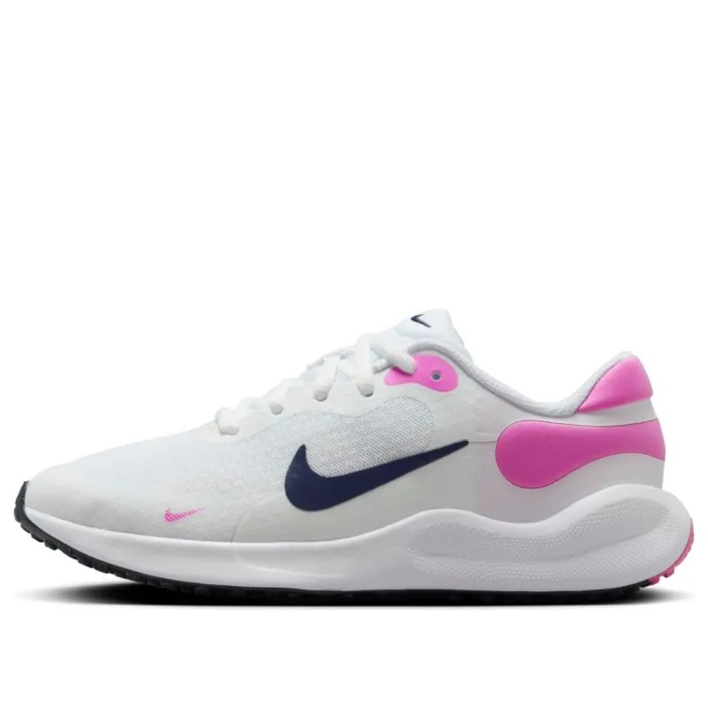 (GS) Nike Revolution 7 'White Playful Pink Navy' FB7689-103 sold by KicksCrew