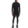 Under Armour ColdGear Infrared Mock Long Sleeve T-shirt 'Black' 1368026-001 sold by KicksCrew