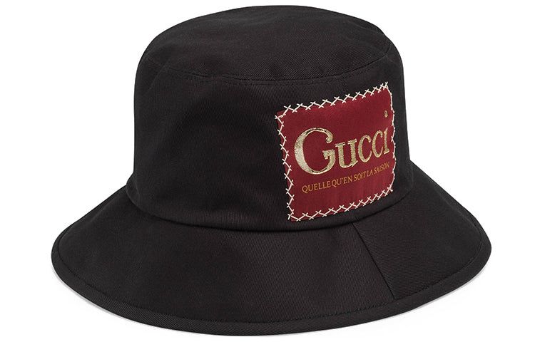 Gucci Cotton Bucket Hat With Gucci Label 'Black' 627174-4HK02-1000 sold by KicksCrew product image thumbnail 2