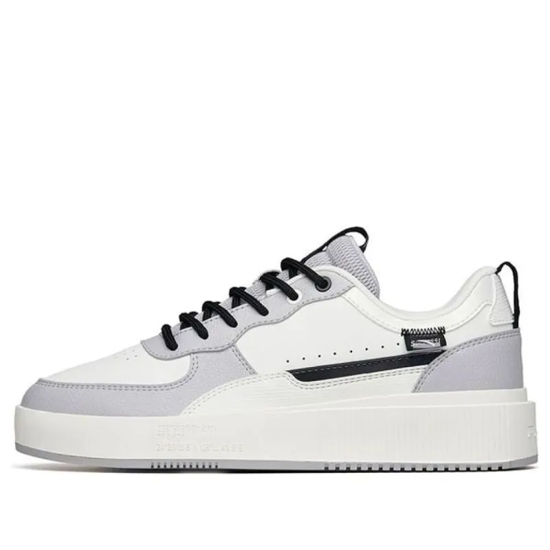 ANTA Skateboarding Shoes 'White Black Grey' 912228012-2 sold by KicksCrew