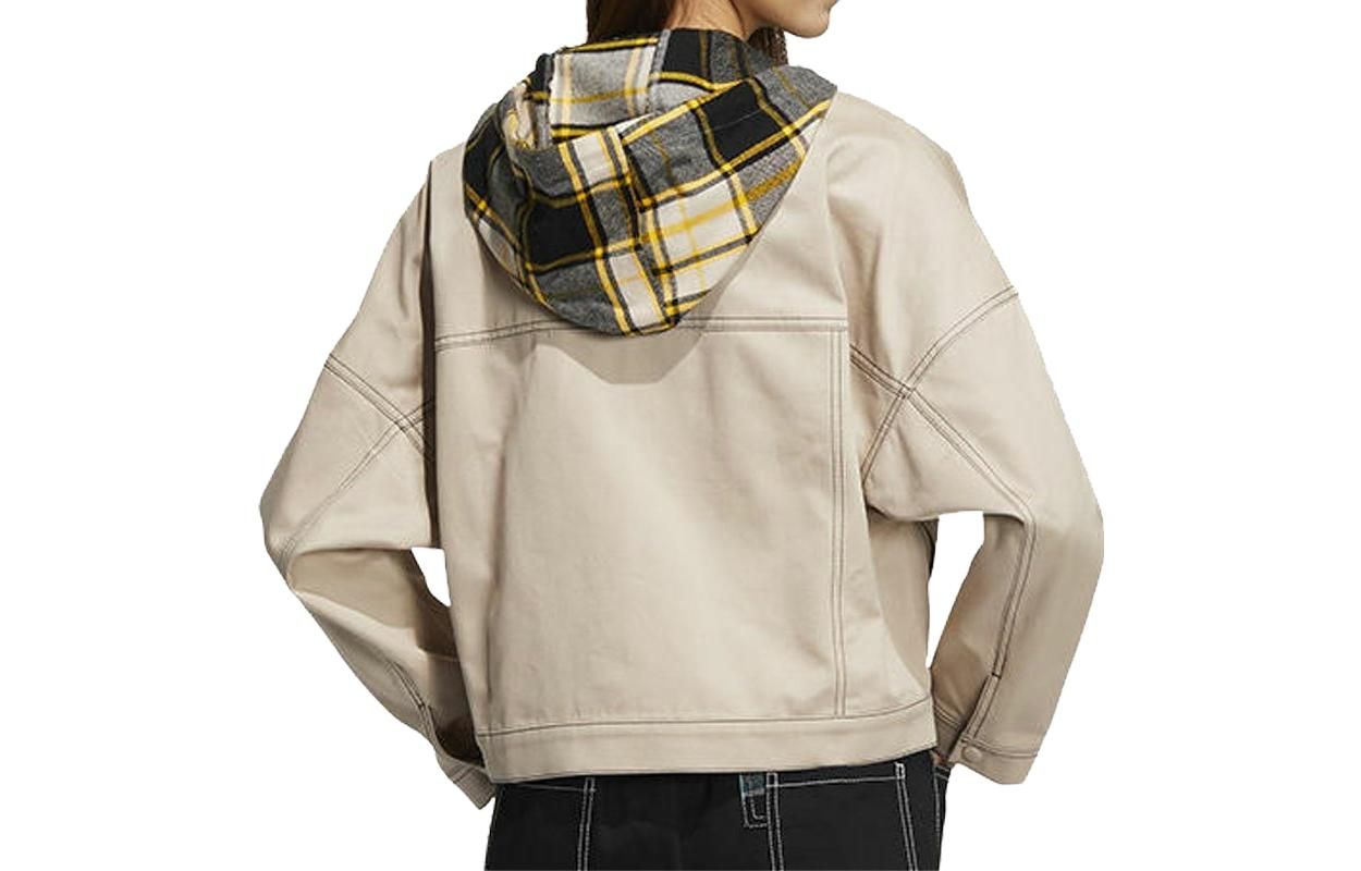 (WMNS) Adidas Neo CESP Jackets 'Beige' IA6892 sold by KicksCrew product image thumbnail 2