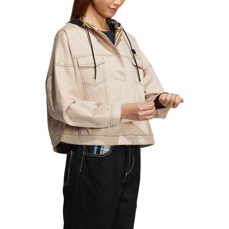 (WMNS) Adidas Neo CESP Jackets 'Beige' IA6892 sold by KicksCrew product image thumbnail 3