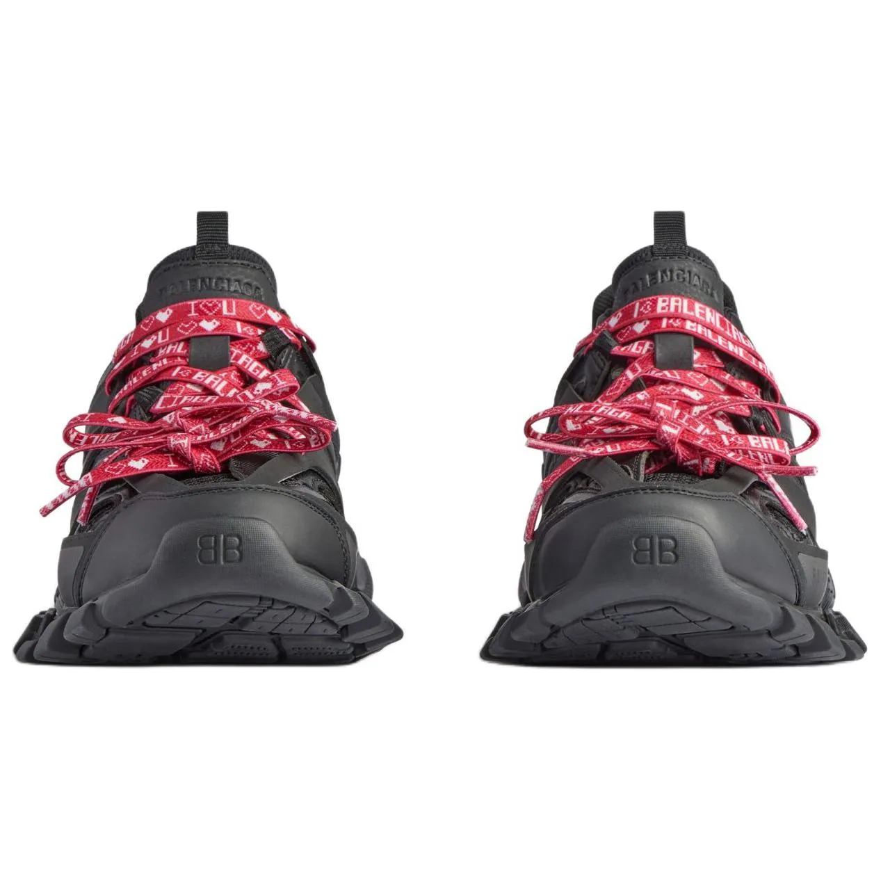 (WMNS) Balenciaga Track 1.0 Sneakers 'Black Red' 542436W3TR51060 sold by KicksCrew product image thumbnail 4