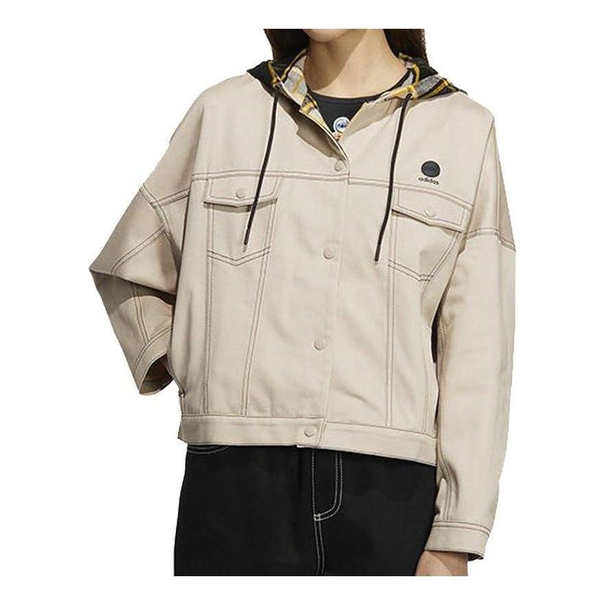 (WMNS) Adidas Neo CESP Jackets 'Beige' IA6892 sold by KicksCrew