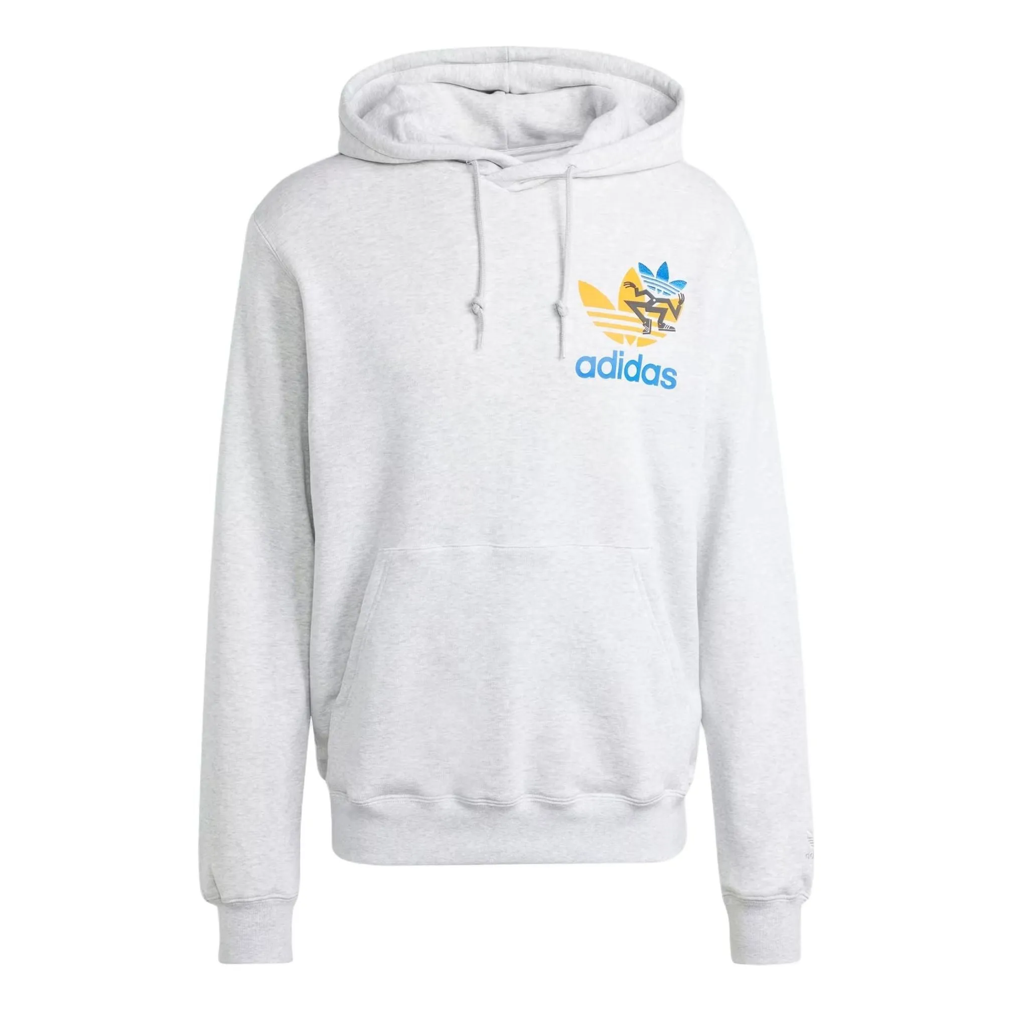 adidas Trefoil Hoodie 'Light Grey' IS2913 sold by KicksCrew