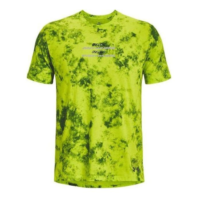 Under Armour Run Anywhere T-Shirt 'Green' 1376500-324 sold by KicksCrew