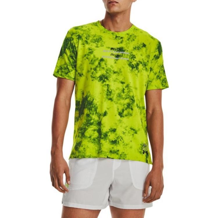 Under Armour Run Anywhere T-Shirt 'Green' 1376500-324 sold by KicksCrew product image thumbnail 3