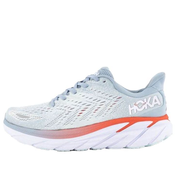 (WMNS) Hoka One One Clifton 8 Wide 'Light Blue' 1121375-BFPA sold by KicksCrew