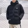 FILA FUSION Hooded Down Jacket 'Black' T11M341903A-BK sold by KicksCrew