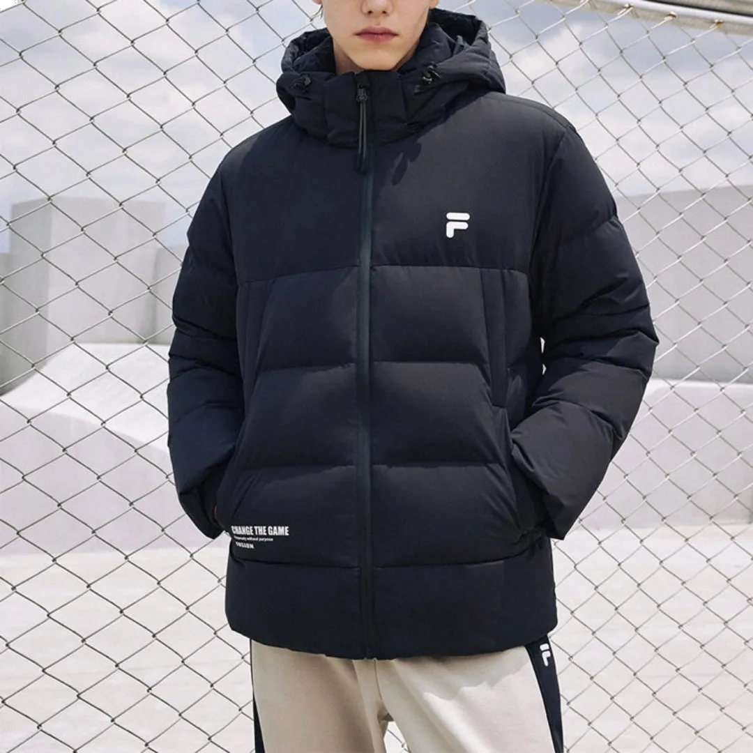 FILA FUSION Hooded Down Jacket 'Black' T11M341903A-BK sold by KicksCrew product image thumbnail 3