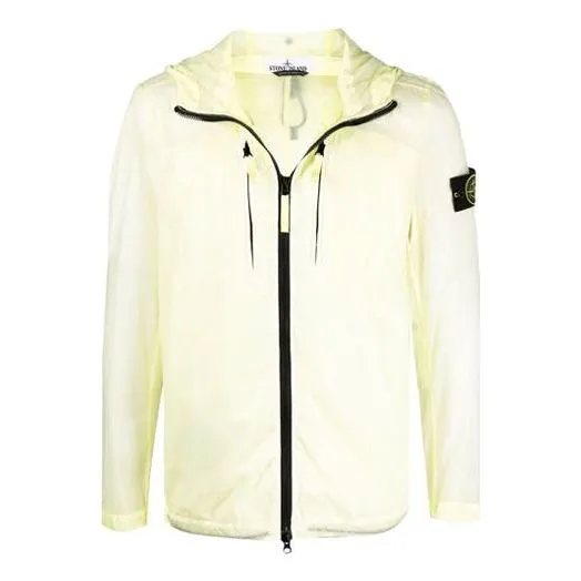 STONE ISLAND Packable Hooded Field Jacket 'Lemon' 741543034-V0031 sold by KicksCrew