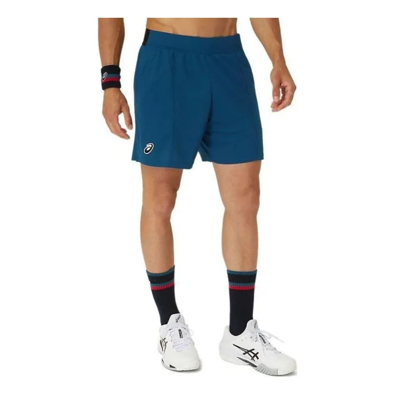 ASICS Court Color Block Shorts 'Light Indigo' 2041A290-412 sold by KicksCrew