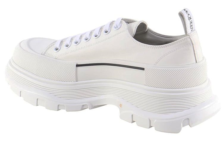 Alexander McQueen High Top Skate Sneakers 'White Black' 682421W4RQ29356 sold by KicksCrew product image thumbnail 3