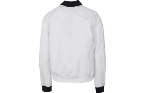 (WMNS) Adidas Fleece Bomber Jackets 'White Black' GP0616 sold by KicksCrew