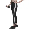(WMNS) adidas Hyperglam Training Techfit 7/8 Leggings Asia Sizing 'Black White' HZ6955 sold by KicksCrew