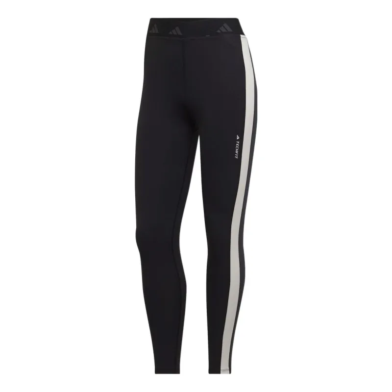 (WMNS) adidas Hyperglam Training Techfit 7/8 Leggings Asia Sizing 'Black White' HZ6955 sold by KicksCrew