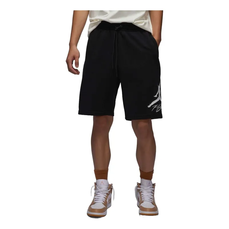 Air Jordan Essentials Fleece Shorts Asia Sizing 'Black White' FV7310-010 sold by KicksCrew