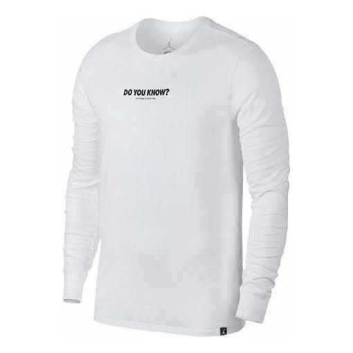 Air Jordan Retro 3 Long Sleeve T-Shirt 'White' 943938-100 sold by KicksCrew