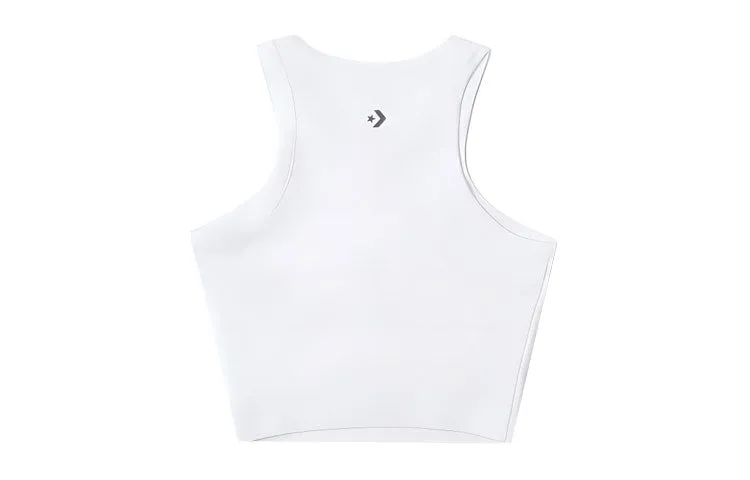 (WMNS) Converse High Neck Knit Tank Top 'White' 10026502-A02 sold by KicksCrew product image thumbnail 2