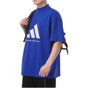 adidas Basketball Tee 'Blue' IX1967 sold by KicksCrew