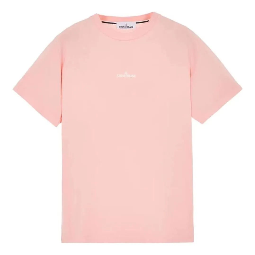 STONE ISLAND Institutional One Graphic T-shirt 'Pink' 78152NS89-V0080 sold by KicksCrew