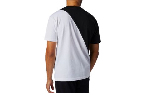 New Balance Athletics Splice T-shirt 'Black White' MT11513-BM sold by KicksCrew
