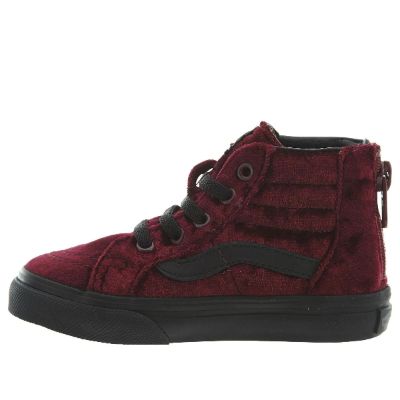 (TD) Vans Sk8-Hi Zip Shoes 'Velvet Red Black' VN0A32R3-F17 sold by KicksCrew