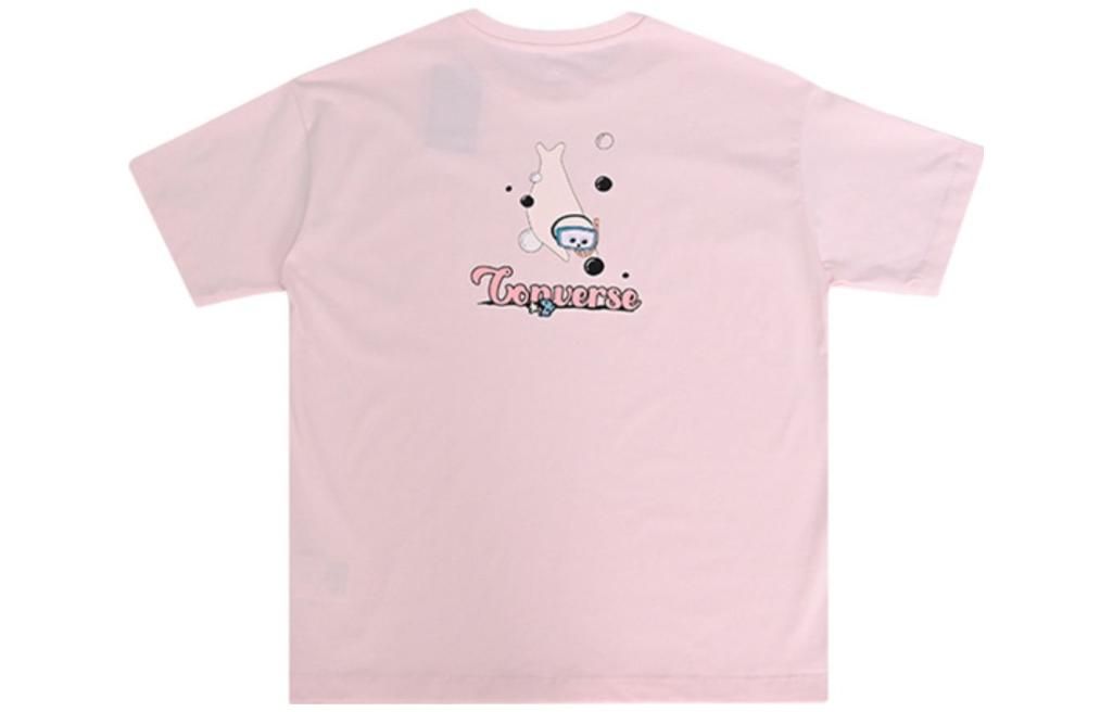 (WMNS) Converse Summer Beach Tee 'Pink' 10025879-A02 sold by KicksCrew product image thumbnail 2