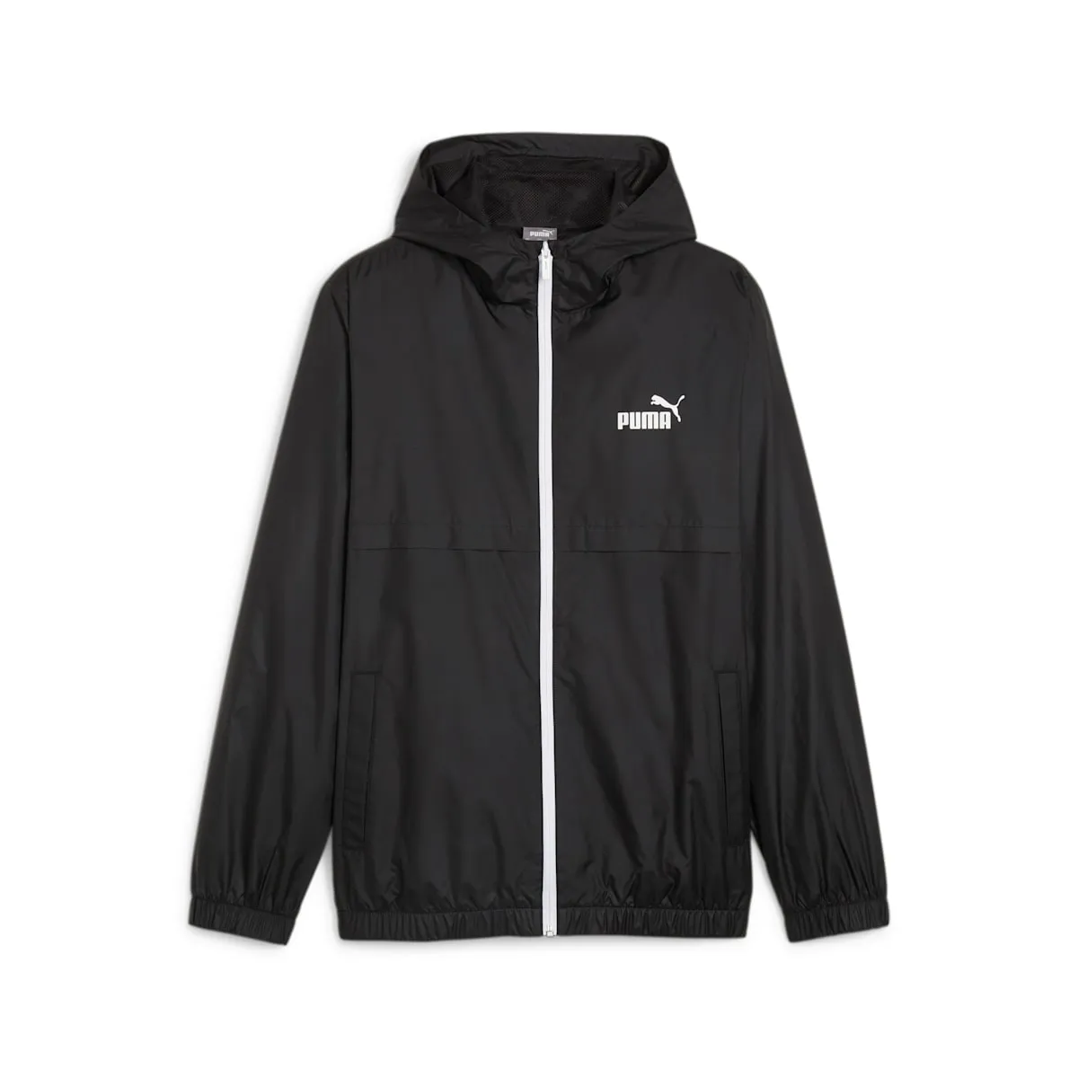 PUMA Essentials Solid Windbreaker Jacket 'Black' 847484-52 sold by KicksCrew