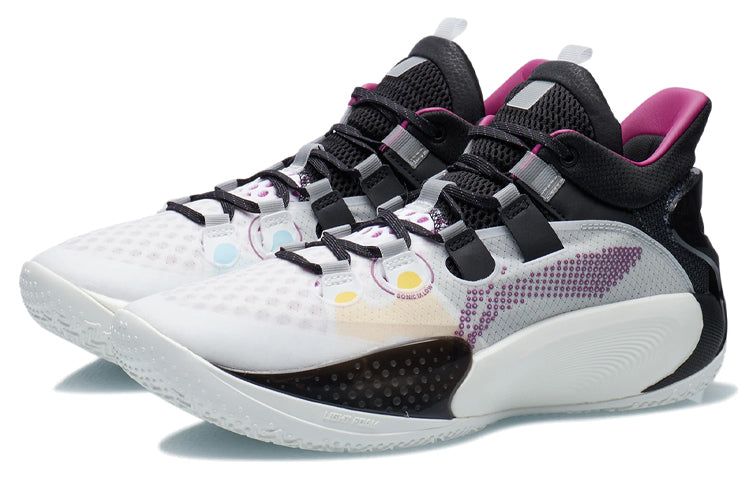 Li-Ning Sonic 9 Shoes 'White Black Red' ABAR039-1 sold by KicksCrew product image thumbnail 3