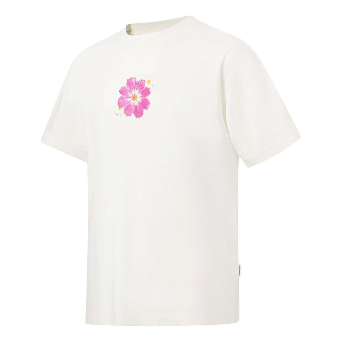Li-Ning Floral Graphic T-shirt 'Creamy White' AHST147-1 sold by KicksCrew
