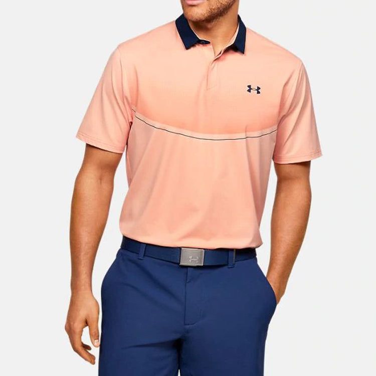 Under Armour Iso-Chill Polo Shirt 'Peach Pink' 1350980-845 sold by KicksCrew product image thumbnail 3