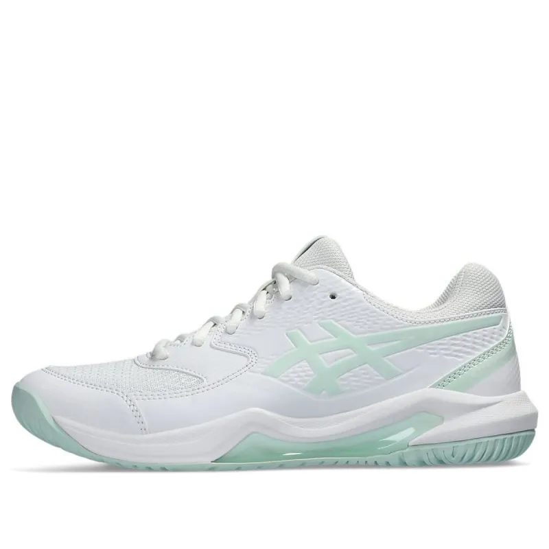 (WMNS) ASICS Gel-Dedicate 8 Wide 'White Pale Blue' 1042A235-102 sold by KicksCrew