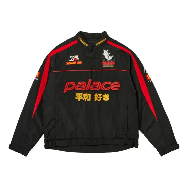 Palace Faster Jacket 'Black Red' P26JK048 sold by KicksCrew