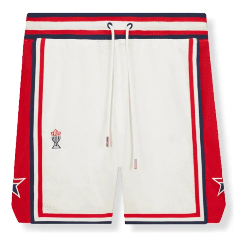 Air Jordan x Trophy Room Game Shorts 'White Red' DR2956-133 sold by KicksCrew