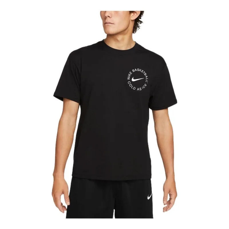 Nike Swoosh Basketball Graphic T-shirt (Asia Sizing) 'Black' DV9718-010 sold by KicksCrew