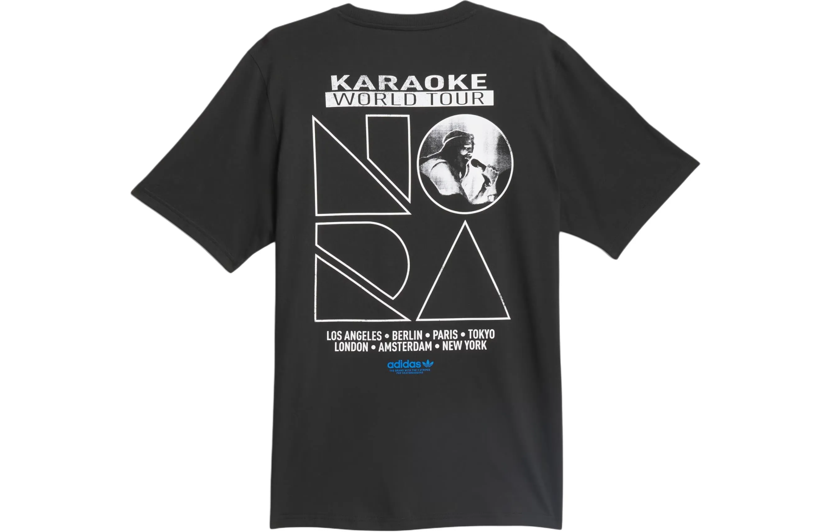 adidas Nora Graphic T-shirt 'Black White' IU0085 sold by KicksCrew product image thumbnail 2