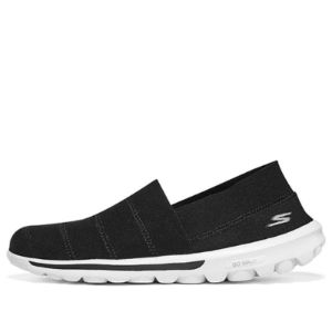 (WMNS) Skechers Go Walk 'Black White' 124463-BKW sold by KicksCrew