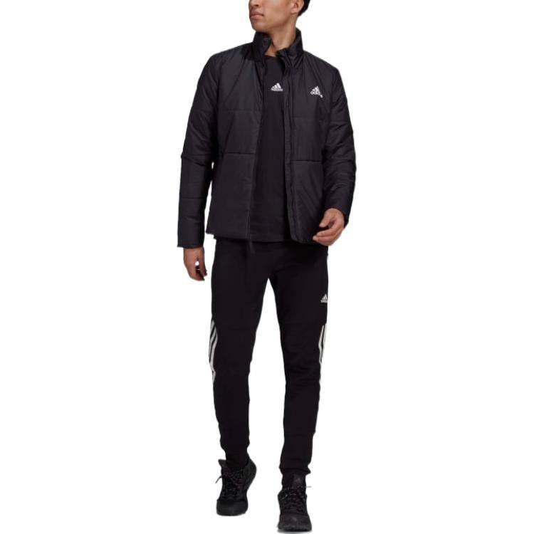 adidas BSC 3-Stripes Insulated Jacket 'Black' HG8758 sold by KicksCrew product image thumbnail 2