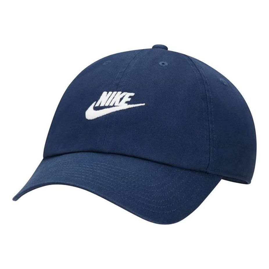 Nike Sportswear Heritage86 Futura Washed Cap 'Navy' 913011-413 sold by KicksCrew
