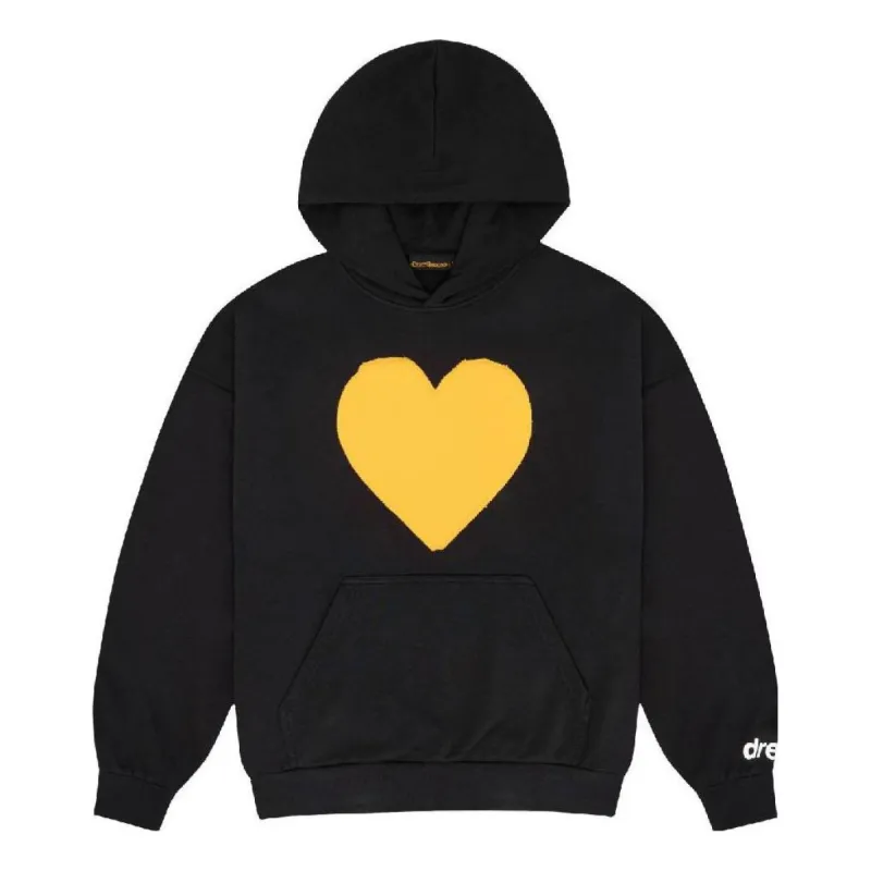 Drew House Love Hoodie 'Black' DW-FW23-007 sold by KicksCrew