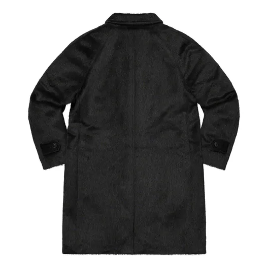 Supreme Alpaca Overcoat 'Black' SUP-FW21-336 sold by KicksCrew product image thumbnail 2