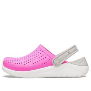 (GS) Crocs LiteRide Clogs 'Pink White Grey' 205964-6QR sold by KicksCrew
