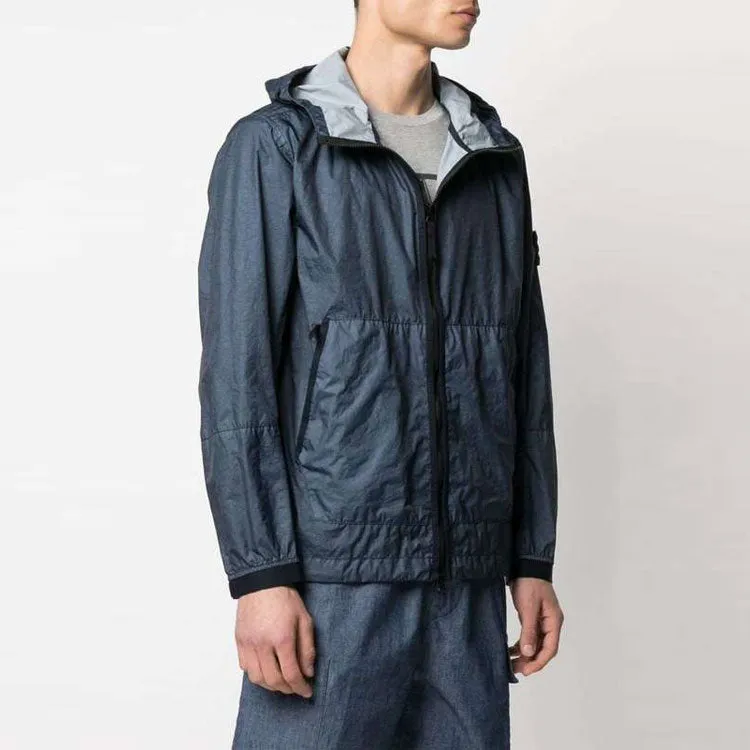 STONE ISLAND Membrana 3L TC Hooded Jacket 'Dark Blue' 741540523-V0024 sold by KicksCrew product image thumbnail 3