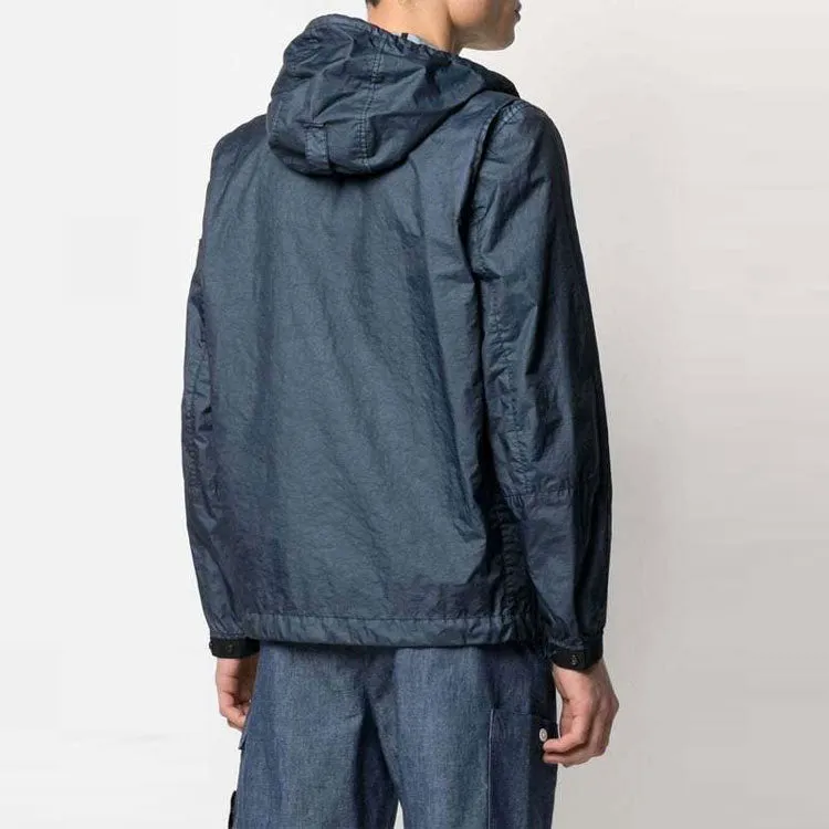 STONE ISLAND Membrana 3L TC Hooded Jacket 'Dark Blue' 741540523-V0024 sold by KicksCrew product image thumbnail 2