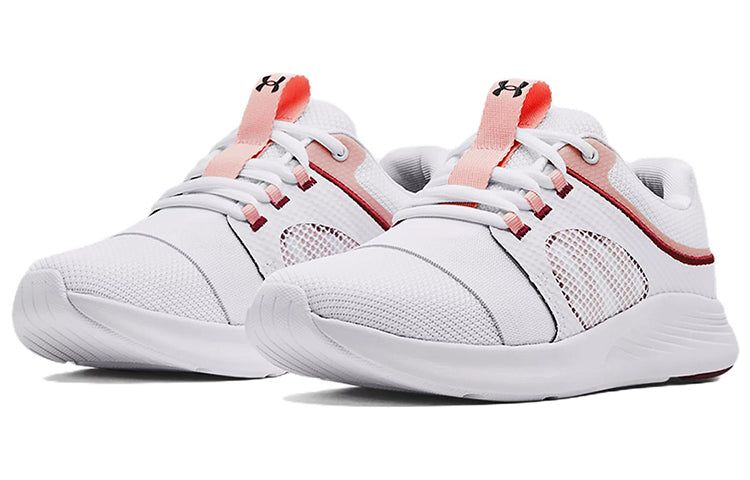 (WMNS) Under Armour Charged Breathe Bliss 'White Retro Pink' 3024148-102 sold by KicksCrew product image thumbnail 3